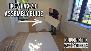 Ikea pax wardrobe 20 installation guide [upl. by Bolanger]