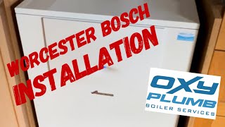 Worcester Bosch Highflow Combi Boiler installation [upl. by Sul841]