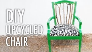 DIY Trash to Treasure Statement Chair with Mr Kate [upl. by Evered]