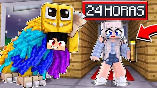 Me vesti de YARNABY e ASSUSTEI meus AMIGOS no Minecraft por 24 HORAS ‹‹ P3DRU ›› [upl. by Anemij]