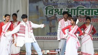 GOSSNER COLLEGE  MOkE DIWANA  ADIWASI DIWAS DANCE PERFORMANCE  2024 [upl. by Truda665]