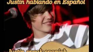 Justin Bieber Todas las veces que ha hablado en español [upl. by Anirehtak978]