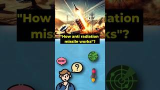 How Do AntiRadiation Missiles Work Science Behind Modern Warfare 🚀quotAntiRadiationMissile shorts [upl. by Ilana]