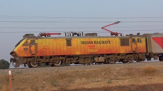 Aerodynamic ‘TEJAS’ WAP 5  UNIQUE WAP 5 Locomotive  LTT Chennai Express  Indian Railways [upl. by Willard604]