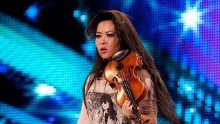 Violinist Analiza Ching  Britains Got Talent 2012 audition  UK version [upl. by Brunella]