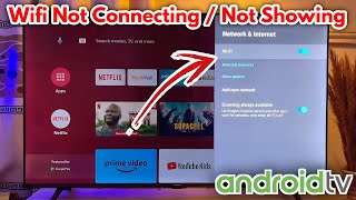 How to Fix WiFi Not Working on Android TV [upl. by Ader]