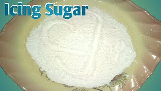 How To Make Icing Sugar At Home In Urdu  Easy Homemade Icing Sugar Bananay Ka Tariqa [upl. by Siahc]