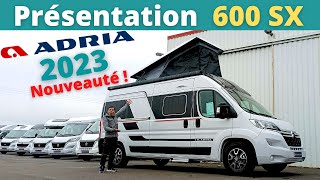 Enfin un VRAI FOURGON avec 4 couchages permanents ADRIA 600 SX Nouveauté 2023 Instant CampingCar [upl. by Magee]