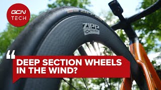 Do Deeper Wheels Help With Stability In The Wind  GCN Tech Clinic [upl. by Nylad440]