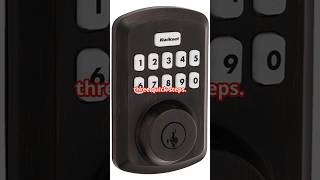 Kwikset Powerbolt 250 Factory Reset in 3 Easy Steps smartlocks kwikset factoryreset [upl. by Tamaru]