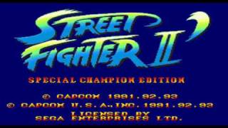 SEGA Street Fighter II SCE Music  Ken Stage [upl. by Thant]