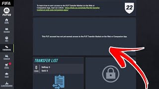 HOW TO UNLOCK THE TRANSFER MARKET ON EA SPORTS FC 24 WEB APP [upl. by Collie]