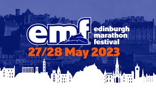 Highlights of the 2023 Edinburgh Marathon Festival [upl. by Nymzaj662]