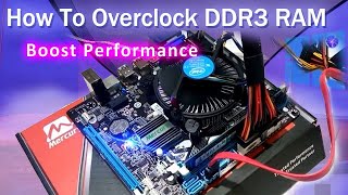 How To Overclock DDR3 RAM American Megatrends BIOS  Boost Performance YoutubeShorts Shorts [upl. by Zinah494]