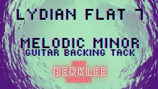 Lydian Flat 7 Backing Track FunkRampBSoul  Melodic Minor Backing Track by Thaddeus Hogarth [upl. by Norval]