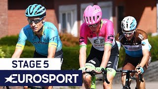 BinckBank Tour 2018  Stage 5 Finish Highlights  Cycling  Eurosport [upl. by Jeni]