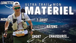 Quel matériel jutilise en ultra trail  Quelles chaussures quelle montre  Je vous référence tout [upl. by Terrab]