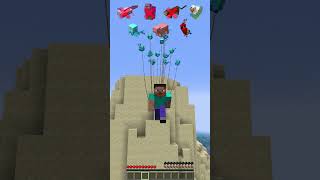 Minecraft Myths vs Mobs Challenge shorts meme memes [upl. by Adnim]