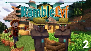 Building a Villager Breeder for My Custom Village 🎉RambleLyf SMP Episode 2 [upl. by Ebehp141]