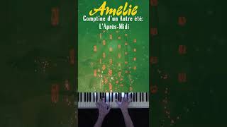 Amélie Soundtrack  Comptine d’un autre été Laprès midi auraharmonix shorts piano amélie [upl. by Iah304]