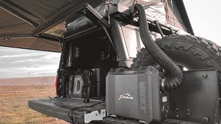 Portable Diesel Heater For Canopy and Roof Top Tents [upl. by Derfliw]