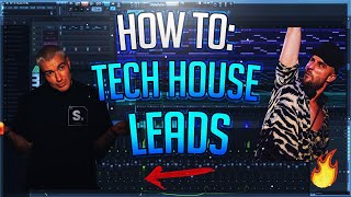 How To Tech House Leads  Sounddesign Tutorial in Serum Free Presets [upl. by Enner571]