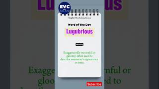 quotLugubriousquot Meaning in English English Vocabulary Course english englishvocabulary [upl. by Anaujnas95]