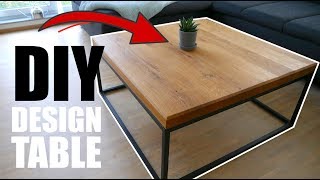 DIY DESIGN TISCH selber bauen  MrHandwerk [upl. by Arundel624]