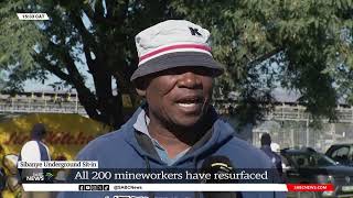 Sibanye Stillwater  200 mineworkers have resurfaced [upl. by Lucho]