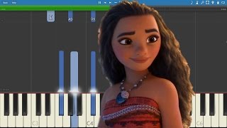 How to play I Am Moana Song of the Ancestors  EASY Piano Tutorial  Moana Soundtrack [upl. by Inan]