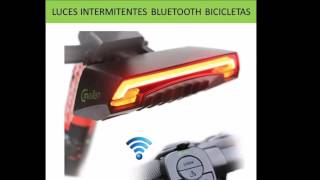 Luces para bicicletas intermitentes bluetooth [upl. by Caniff377]