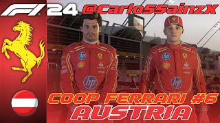 Primera SPRINT y PELEA junto a la IA en AUSTRIA  F1 24 Coop 55ainzX 6 GP Austria [upl. by Eelarol962]