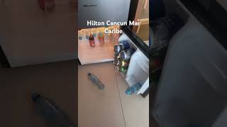 Hilton Cancun Mar Caribe All Inclusive Ocean Front Room hotelroom hiltonhonors hiltonmarcaribe [upl. by Oigile]