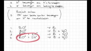 Halfreacties opstellen [upl. by Ttirrej920]