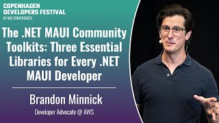 The NET MAUI Community Toolkits  Brandon Minnick  CPH DevFest 2024 [upl. by Raffin]