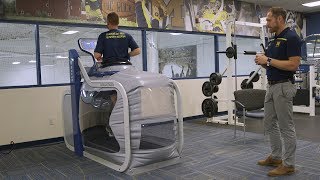 Demonstration of AntiGravity Treadmill at Michigan Medicine [upl. by Tod]