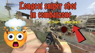 Longest sniper shot in Combatzone  best sniper shot [upl. by Johnette832]