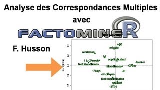 Analyse des correspondances multiples ACM ou AFCM FactoMineR [upl. by Radferd]