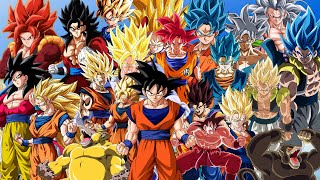 Every Goku Transformation [upl. by Rhianon]