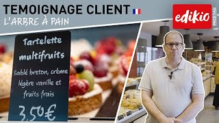 La boulangerie lArbre à Pain a choisi Edikio pour la lisibilité des étiquettes Témoignage [upl. by Rempe]