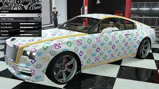 GTA 5  Past DLC Vehicle Customization  Enus Windsor RollsRoyce Wraith [upl. by Kendy]