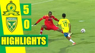 MAMELODI SUNDOWNS VS GOLDEN ARROWS ‣ ALL GOALS amp HIGHLIGHTS ‣ CARLING KNOCKOUT 202425 [upl. by Medina362]