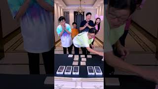 Who Can Turn Over Two Identical Numbers Funnyfamily Partygames [upl. by Ssur34]