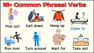 Lesson 99 Daily use Phrasal Verbs with explanation and sentences phrasalverbs [upl. by Salome]