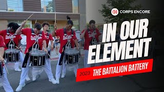 The Battalion Drumline  2023 Early Season Lot  Corps Encore [upl. by Llehcar]