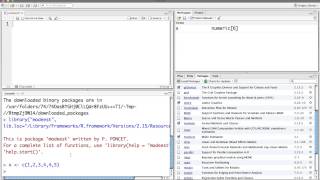 Installing Packages in R Studio [upl. by Dionisio249]