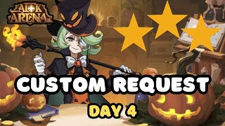 AFK ARENA  CUSTOM REQUEST  DAY 4  3 STARS [upl. by Pearse]