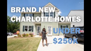 NEW HOME FOR SALE IN CHARLOTTE NC UNDER 250k [upl. by Llirred]