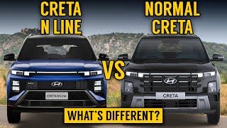 Creta N Line Vs Creta SXO  Whats different in Creta N line  Creta VS Creta N Line 2024 [upl. by Farly]