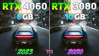 RTX 4060 vs RTX 3080  Test in 8 Games  DLSS3 [upl. by Renaxela]